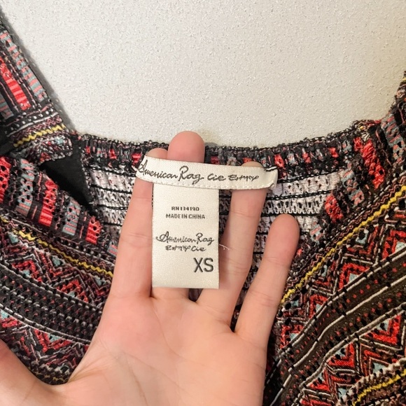 American Rag Boho/Bohemian Hippie Style Flowy Beachy Vacation Midi Dress - Picture 5 of 7